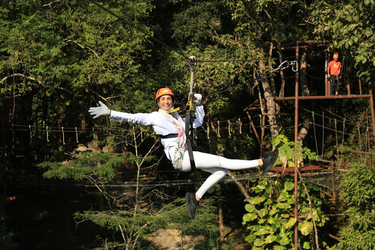 Chiang Mai: Tirolina y Parque de Cuerda Floja con Comida y TrasladoCurso de Cuerda Floja: Programa M
