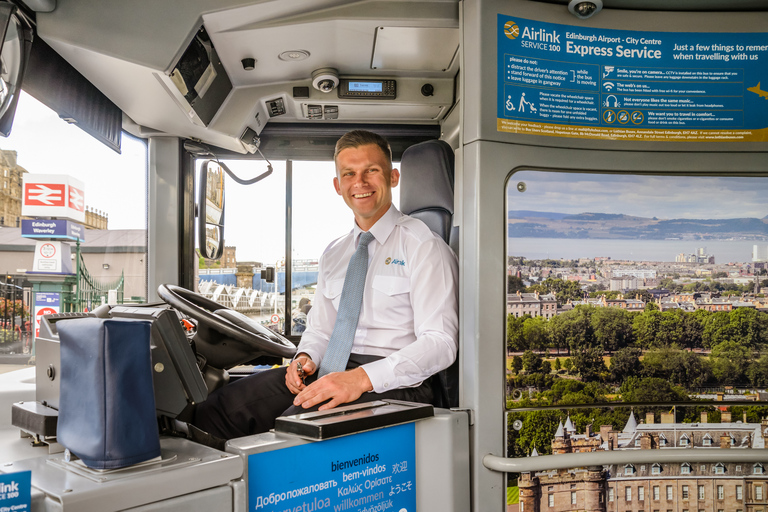 Aeroporto di Edimburgo: transfer in autobusReturn (andata e ritorno)