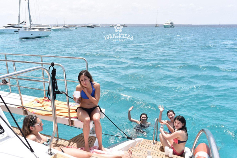 Ibiza: Formentera Wonders Sailing Catamaran Experience Ibiza: Formentera Catamaran Sailing Experience all Included