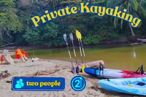 2 HOUR PRIVATE KAYAKING in Punta Uva Canal