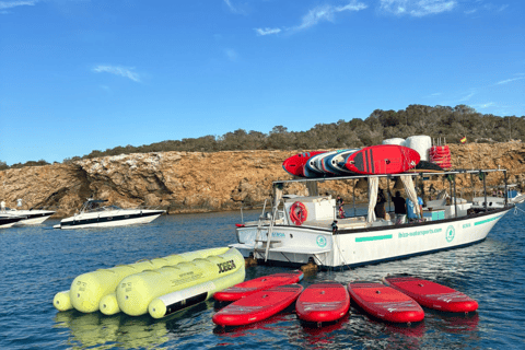 Ibiza: Passeio de barco particular, tapas no bar e esportes aquáticos gratuitos