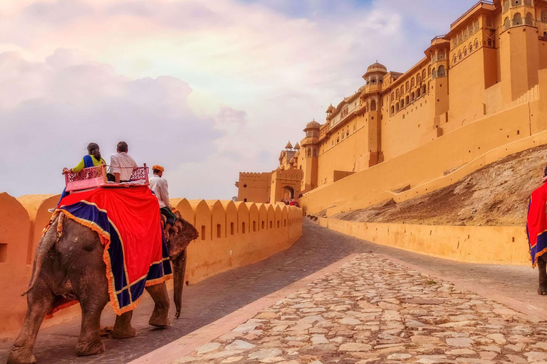 Jaipur: Guided Amer Fort and Jaipur City Tour All-Inclusive Cab + Driver + Tour Guide