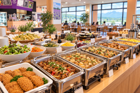 From Sapporo: Biei Snow Experience & Optional Buffet Buffet Lunch included