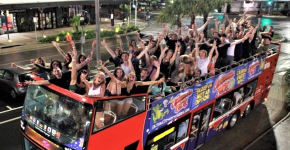 Cairns: Ultimate Party Bus with drinks included