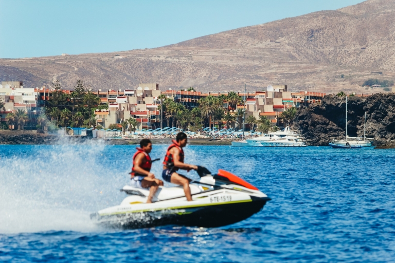 Tenerife: South Coast Jet Ski Experience 2-Hour Tour in Double Jet Ski (1 Jet Ski for 2 People)