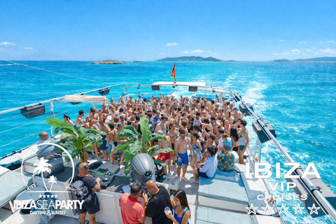 Ibiza: VIP Catamaran Party with DJ, Open Bar, Paella, and Nightclubs STANDARD TICKET