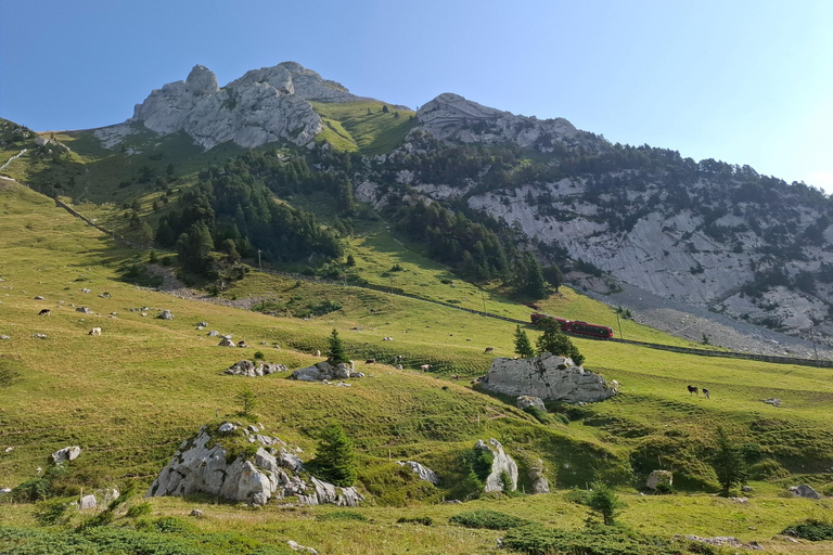 Pilatus: Summit Hike supported by Train and Gondola