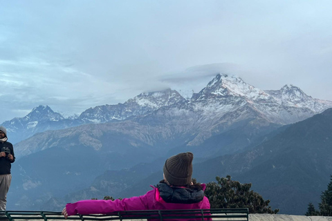 De Pokhara: 4 dias de caminhada em Ghorepani Poon Hill com guia