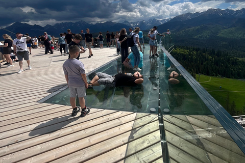 Sky Walk Heart of Poronin & Thermal Baths from Kraków Private Tour