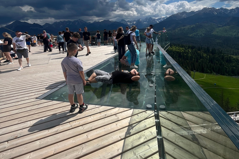 Sky Walk Heart of Poronin & Thermal Baths from Kraków Private Tour