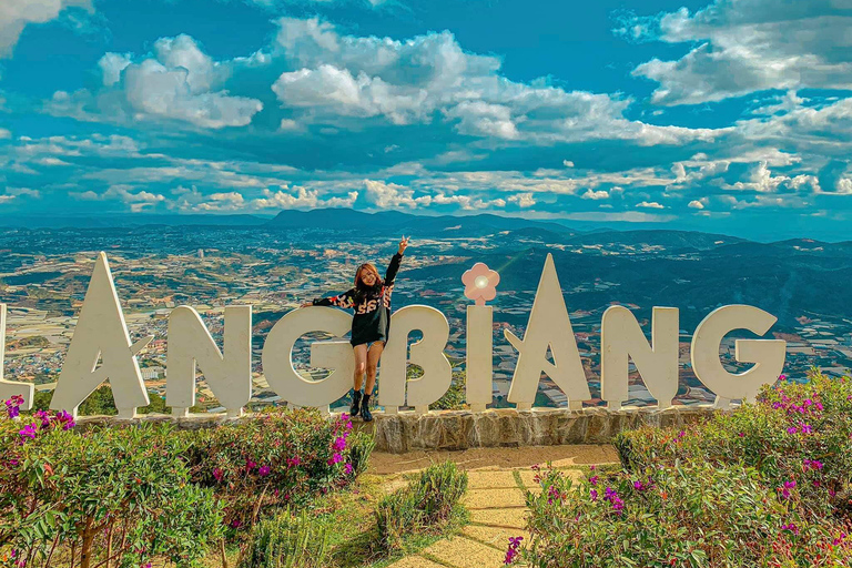 DaLat : Langbiang Moutains , Datanla Waterfall , Crazy House