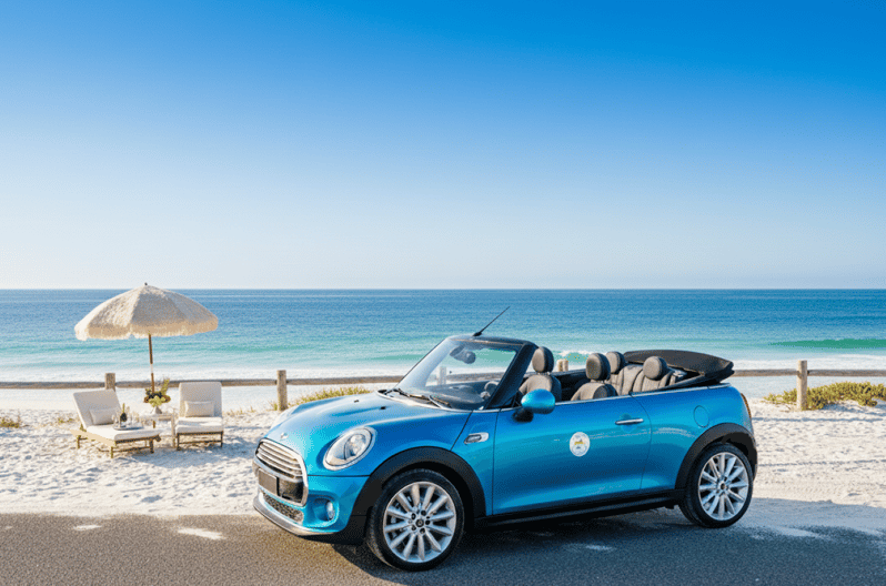 Перт: тур по прибрежным пляжам на кабриолете Mini Cooper