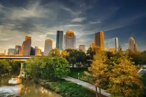 Houston: Excursión en kayak por el horizonte al atardecer