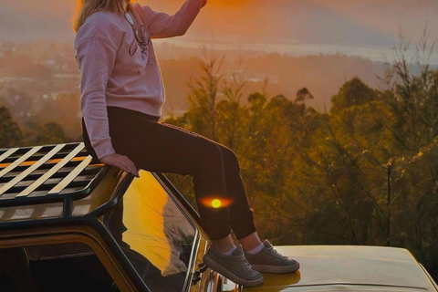 Mount Batur Sunrise Jeep Color Option & HotSpring Relaxation Entrance Ticket Hot Spring Only ( Meeting Point )