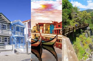 Von Porto: Aveiro-Boot, Paiva-Hängebrücke & Wanderwege