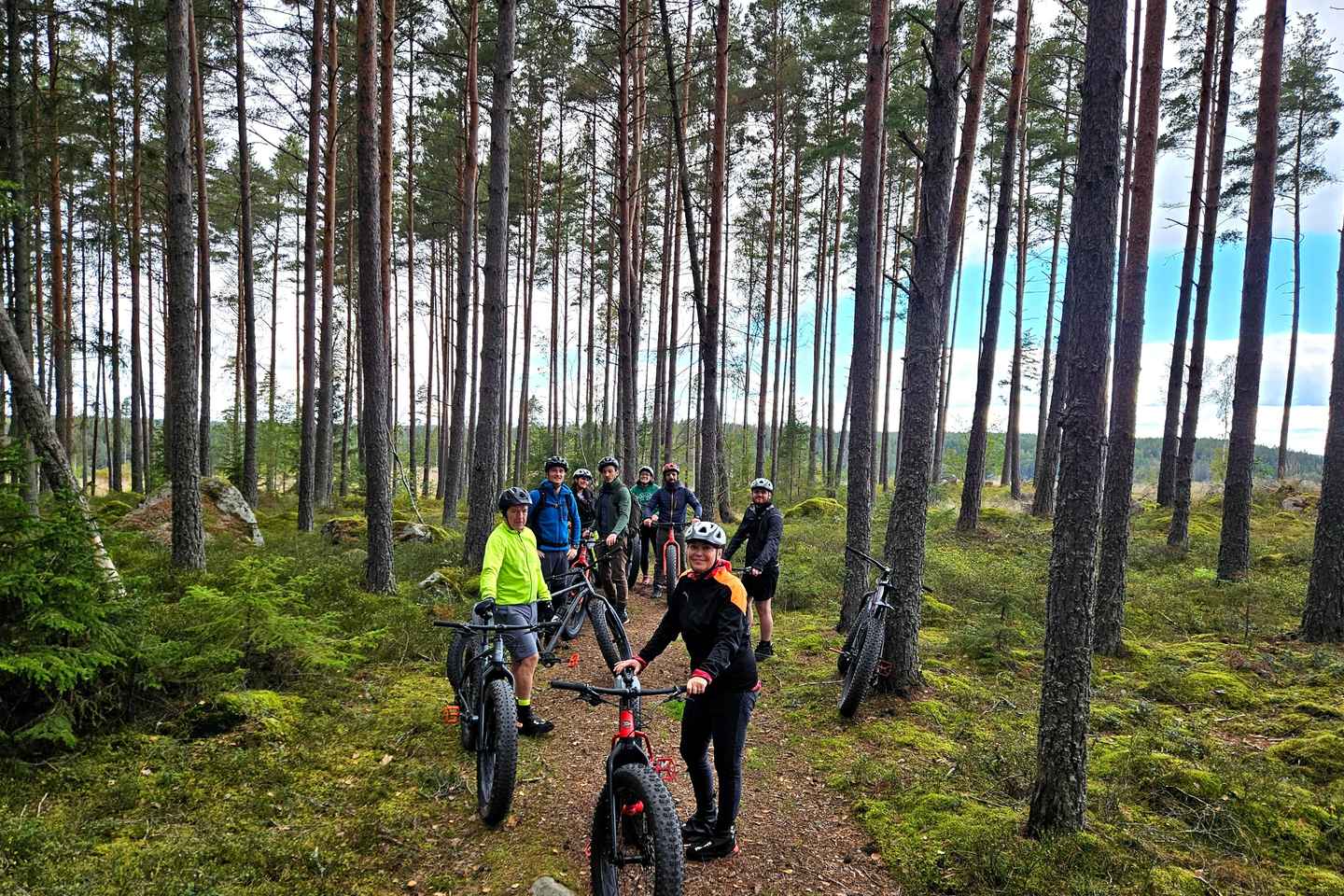 Stockholm: Fat Bike Forest Adventure with Lunch and Sauna