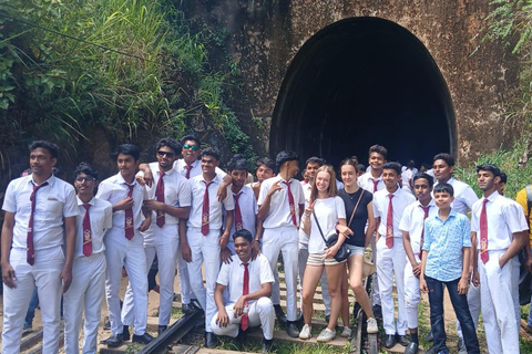 ELLA Lipton Seat Tea Test & Pluck 9Arch, Waterfalls, & Food Lipton's Seat, Little Adam Peak, 9 Arch, Ravana Waterfalls