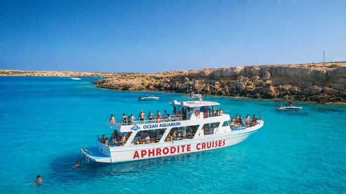 Protaras: Blue Lagoon Cruise - Sea Caves & Turtle Cove
