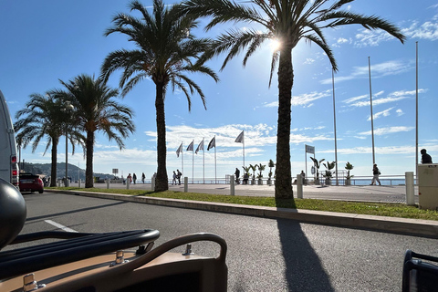 Private Experience & Champagne in a Sidecar from Nice to Monaco Sidecar ride & champagne along the French Riviera (Nice - Monaco)