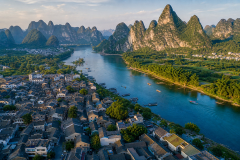 From Guilin: Li River and Xianggong Hill Day Trip with Lunch Standard Small Group Tour (Up to 16 Guests)