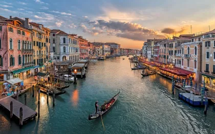 Venedig entdecken - morgendlicher Rundgang und Gondel