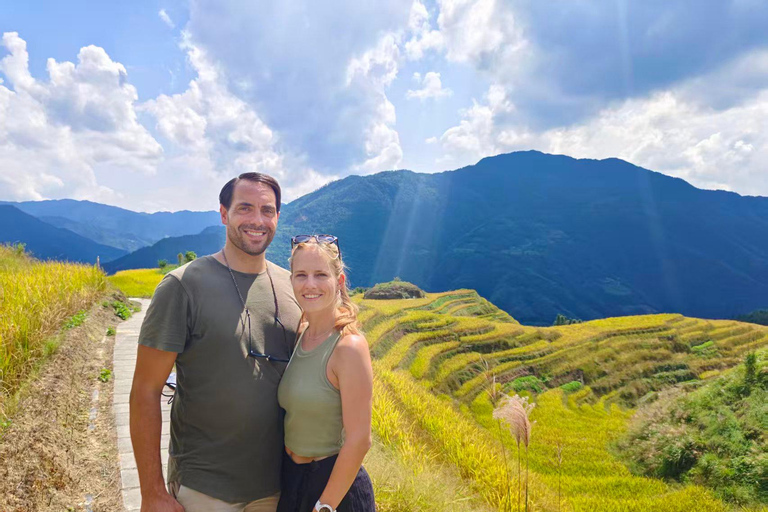 Longji Rice Terraces Easy Exploration Tour by Golf Cart