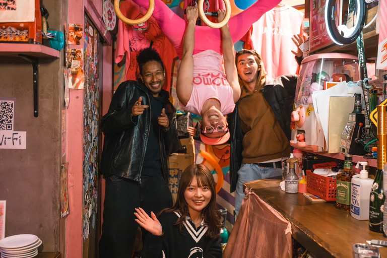 Tokyo: Shibuya Hidden Local Bar Experience with Local Guide HIDDEN BAR+KARAOKE+NIGHT CLUB TOUR