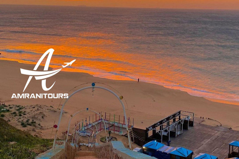 Paseo en camello al atardecer en la playa con cena incluida