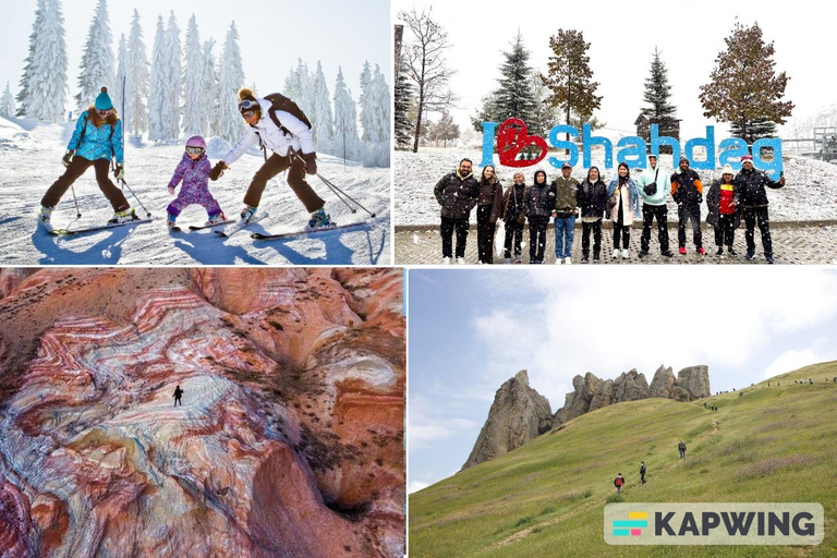 De Baku: Viagem de 1 dia às montanhas Guba e Shahdag