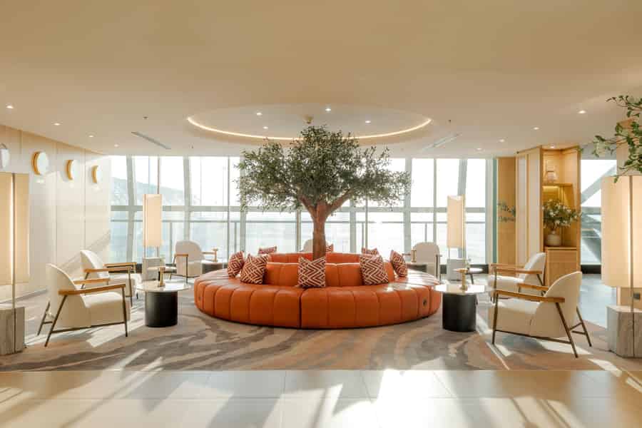 Flughafen BKK: Zugang zur Coral Lounge für Inlands- und Auslandsflüge. Foto: GetYourGuide Flughafen BKK: Zugang zur Coral Lounge für Inlands- und Auslandsflüge. Foto: GetYourGuide