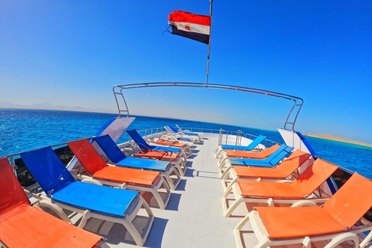 Hurghada: Go Luxury To Orange bay With Snorkelling & Lunch Hurghada: Go Private Luxury boat trip