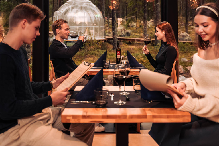Rovaniemi: Daylight Forest spa,outdoor hot tubs and lunch Rovaniemi: Daylight Arctic spa and lunch with transfers