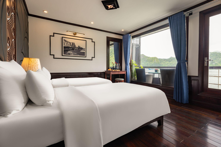 Hanói: 2 dias de cruzeiro Halong-Lan Ha Bay BEST SELLER 5* com varanda