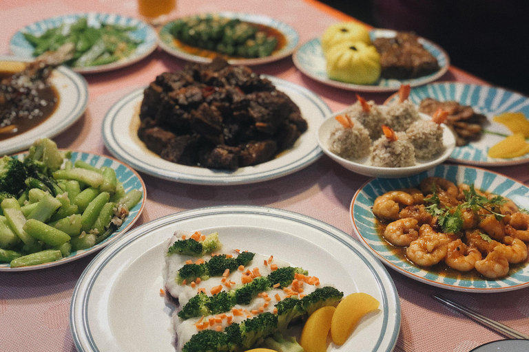 Visite du marché de Pékin avec un festin familial de 10 plats