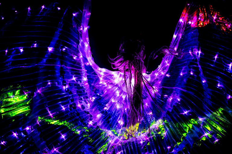 Prague: Underground Black Light Theatre Interactive Show