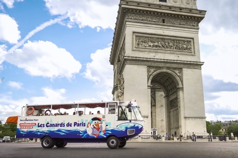 Paris: Stadt- und Hauts-de-Seine-Tour in einem Amphibienbus
