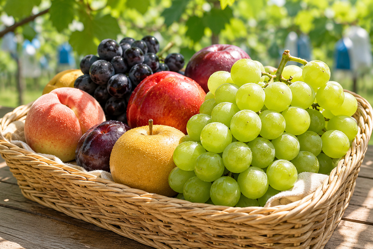 Yoichi: Fruit Picking & Coast Tour with Shine Muscat Option Fruit Picking Day Trip (Picking Ticket Not Included)
