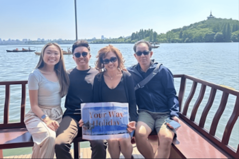 Hangzhou: West Lake Cruise, Tea Village, & Robot Town Tour Hangzhou Classic & Tech Tour: Highlights - (No Lunch)