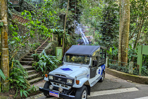 Jeep&#039;n&#039;Culture: Rocinha Favela och Tijuca Rainforest TourFrån Barra da Tijuca - Italienska