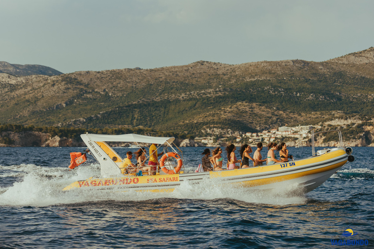 Dubrovnik: Blauwe Grot Middag Speedboottocht met Drankjes