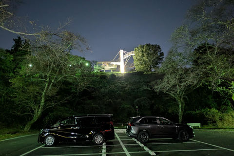 Osaka : visite nocturne du mont Ikoma avec la ligne d'horizon