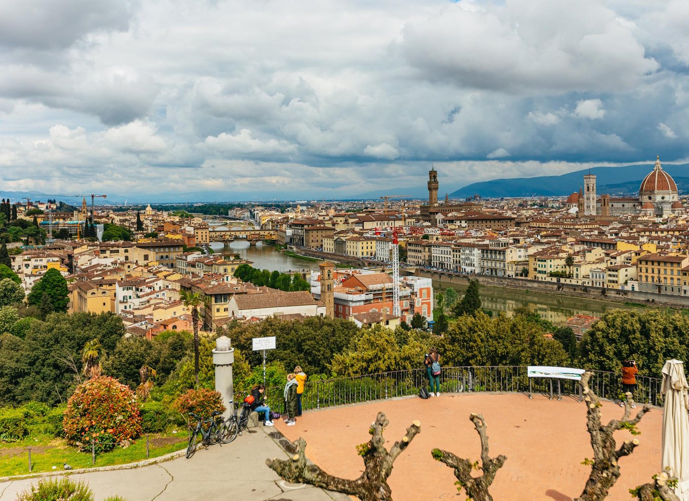 Firenze: Udflugt med golfvogn i den gamle bydel