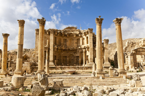 Da Amman : Tour di un giorno di Jerash e del Mar MortoBiglietti di trasporto e ingresso