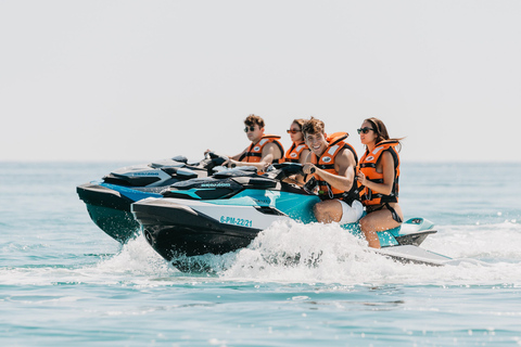 Can Picafort: Guided Playa de Muro Jet Ski Tour with Photos