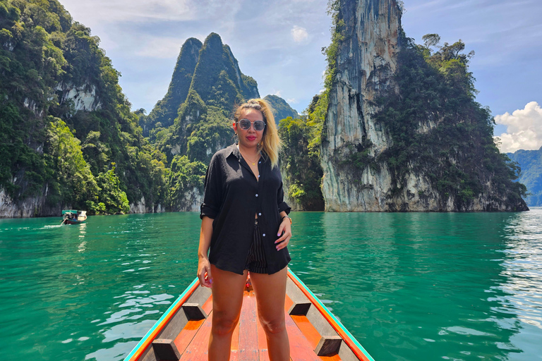 From Phuket: Private Day Trip to Khao Sok with Longtail TourPhuket: Private Day Trip to Khao Sok with Longtail Boat Tour