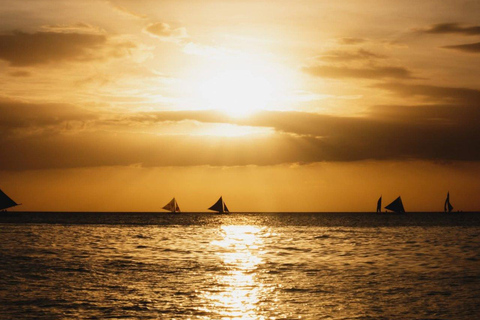 Boracay Private Island Hopping with Fishing & Island Explore Sunset Island Hopping with Fishing (4-7 Pax)