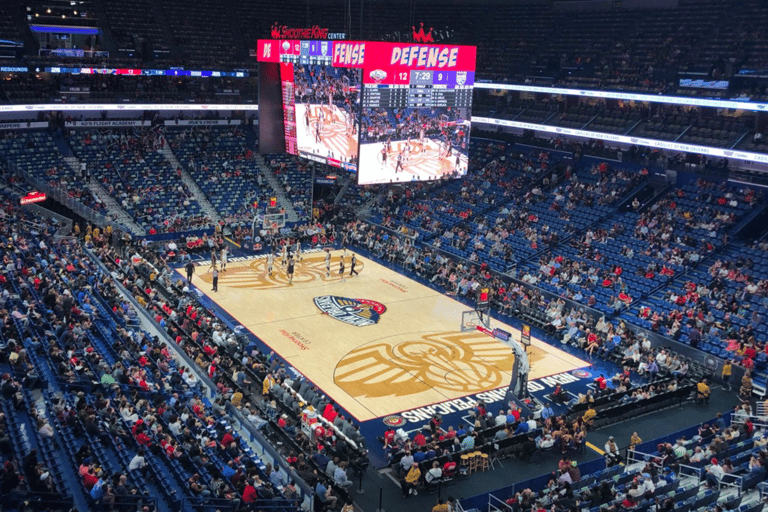 New Orleans: New Orleans Pelicans Basketball Game Ticket Floor