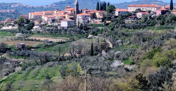 Piran: Fahrradverleih mit Karte, Helm und Schloss