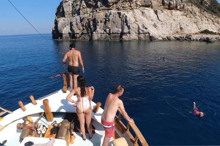 Tageskreuzfahrt nach Lindos mit Badepausen ab Faliraki und KalitheaTagesausflug nach Lindos mit Badepausen ab Faliraki und Kalithea