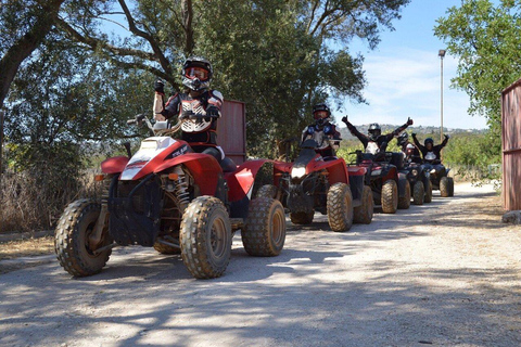 Von Albufeira aus: Paderne Adventure Quad Ride90 Minuten Abenteuer-Quad-Fahrt (jedes Quad bietet Platz für 2 Personen)